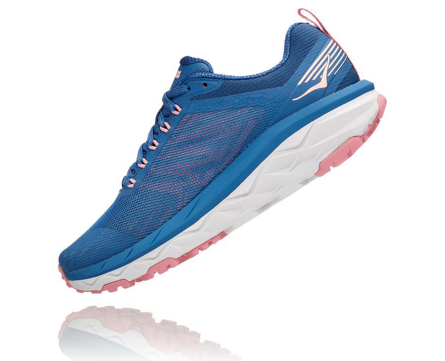 Zapatillas Trail Hoka One One Mujer - Challenger Atr 5 - Azules - QZO916037